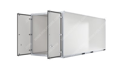 Hurtig montering bærbare opbevaringsbeholdere lavet af glasfiberforstærket PP honeycomb panel